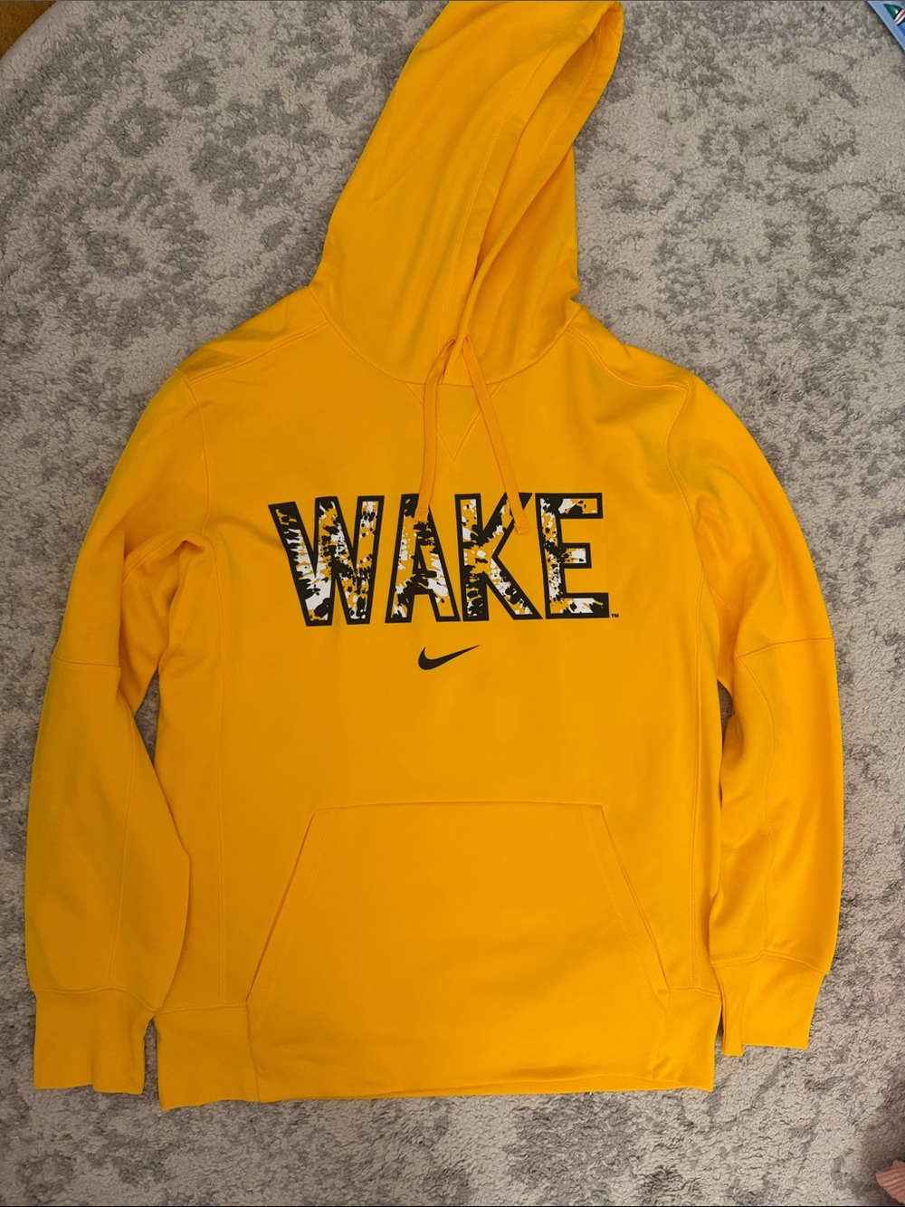 Nike Men’s Yellow WAKE Wake Forest Hoodie